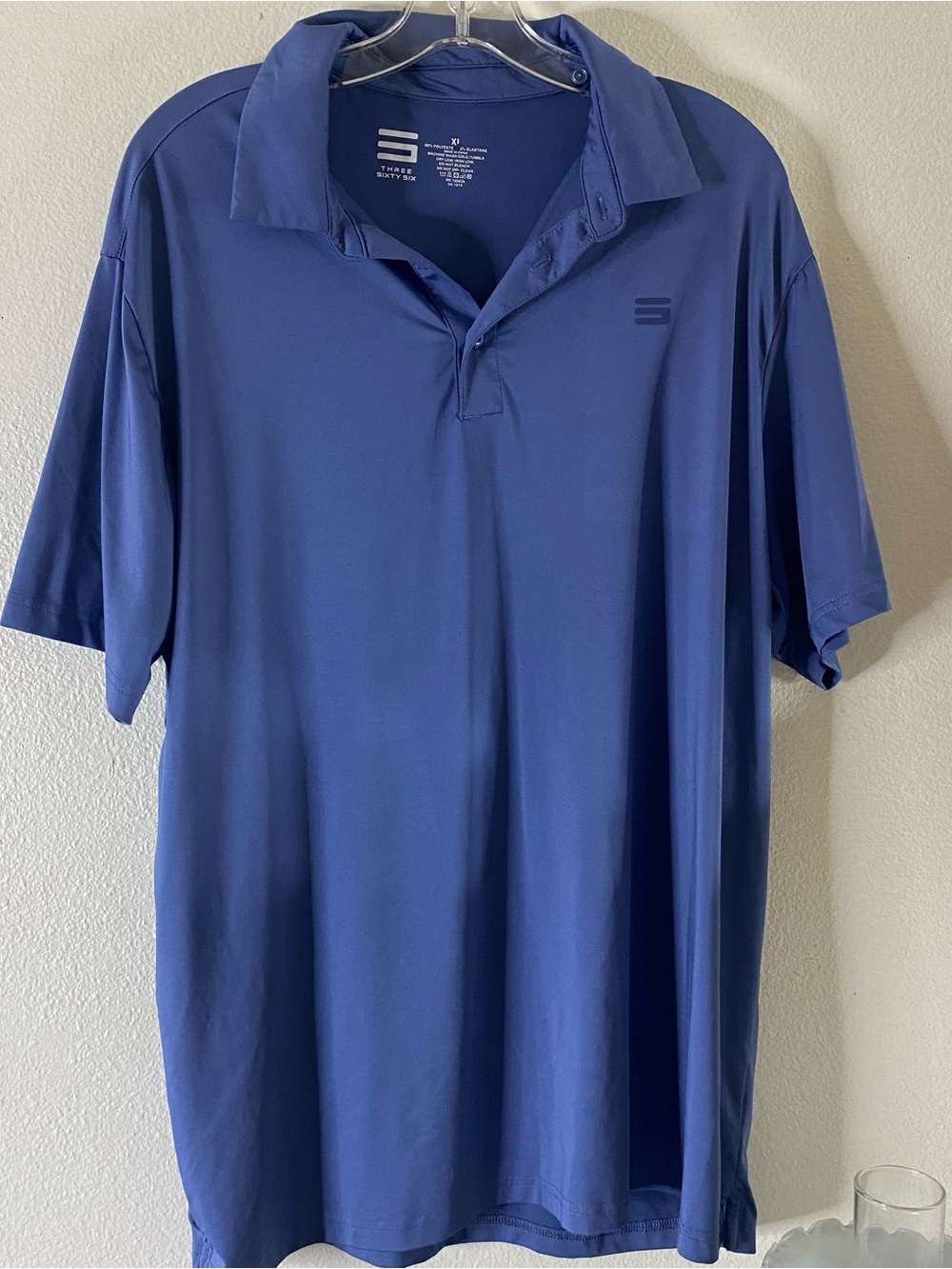 Three Sixty Six Performance Men’s Polo Shirt Size XL Golf